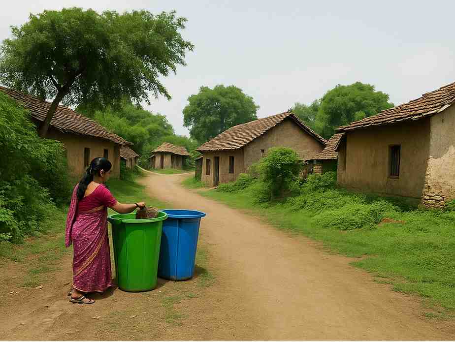 खरसोली गावाचे दृश्य